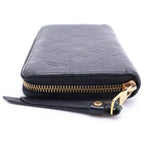 Louis Vuitton Monogram Empreinte Zippy Wallet Leather Gold Black — view 3