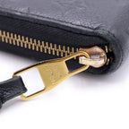 Louis Vuitton Monogram Empreinte Zippy Wallet Leather Gold Black — view 7