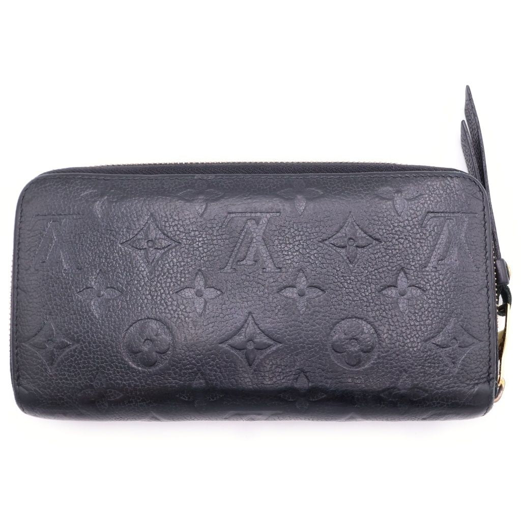 Louis Vuitton Monogram Empreinte Zippy Wallet Leather Gold Black — view 2