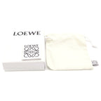 Loewe Anagram Trifo Ledo Wallet Compact Bifold Black Leather Silver — view 7