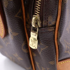 Louis Vuitton Monogram Nile Leather Shoulder Bag Brown — view 7