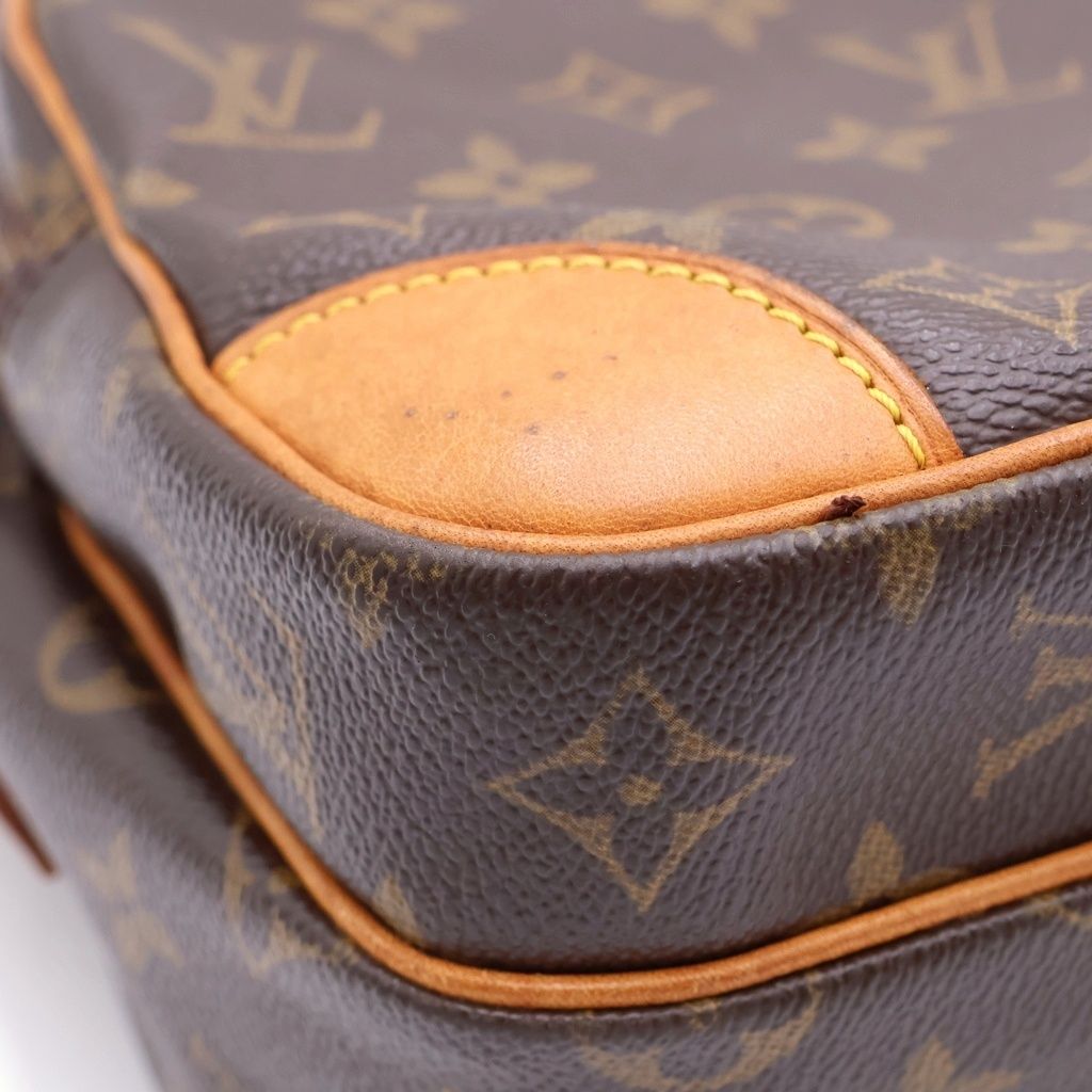 Louis Vuitton Monogram Nile Leather Shoulder Bag Brown — view 6