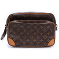 Louis Vuitton Monogram Nile Leather Shoulder Bag Brown