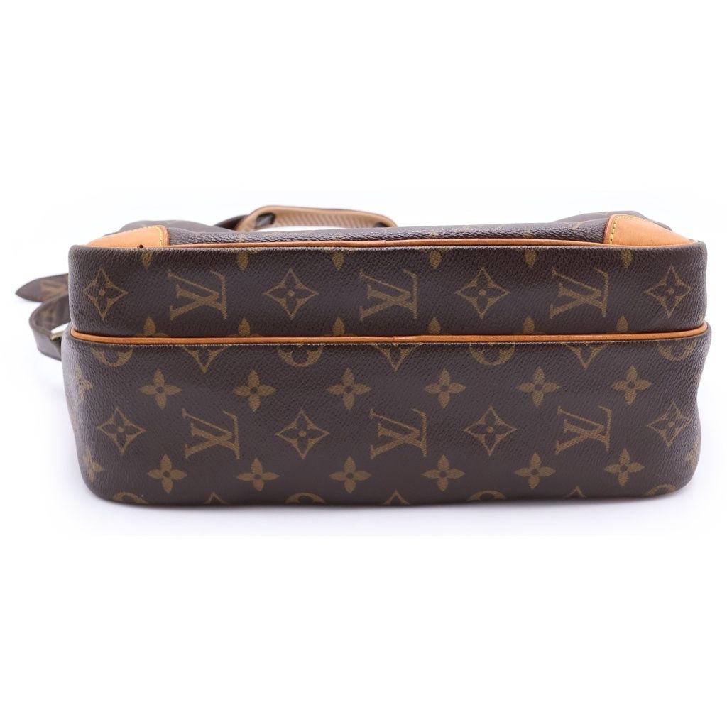 Louis Vuitton Monogram Nile Leather Shoulder Bag Brown — view 4