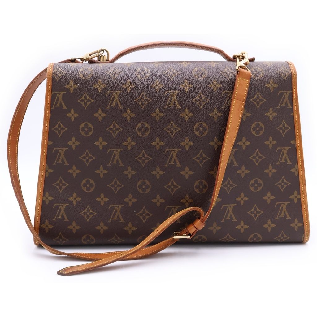 Louis Vuitton Monogram Vivari Leather 2-Way Shoulder Bag Business Brown — view 2