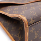Louis Vuitton Monogram Vivari Leather 2-Way Shoulder Bag Business Brown — view 6