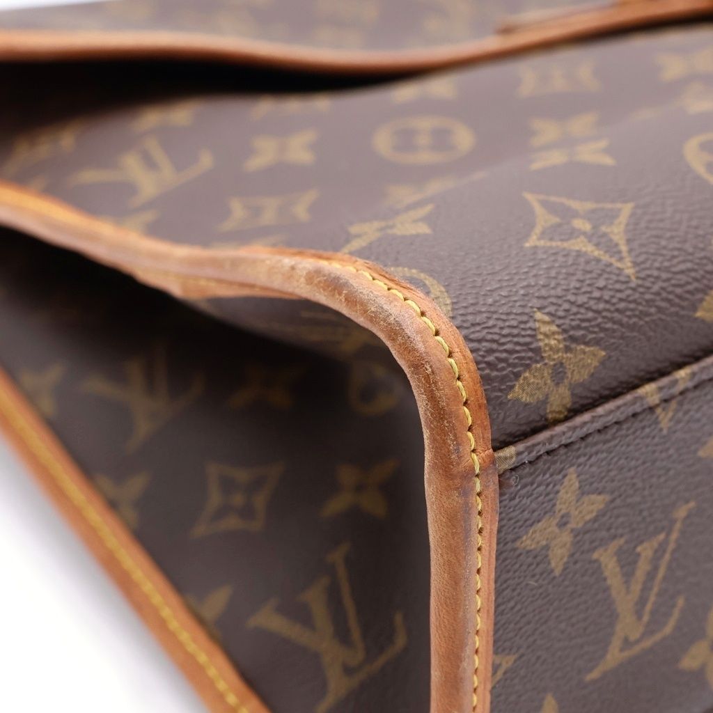 Louis Vuitton Monogram Vivari Leather 2-Way Shoulder Bag Business Brown — view 6
