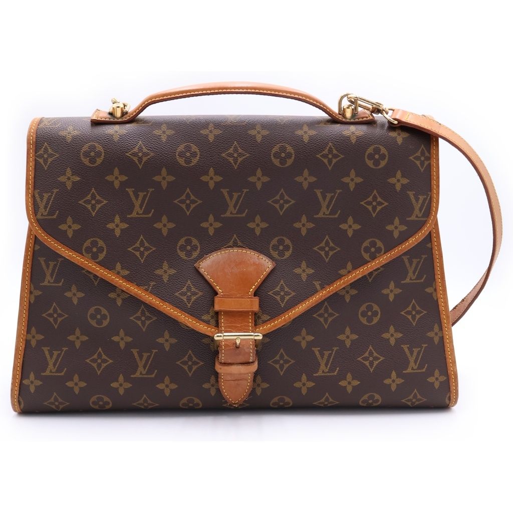 Louis Vuitton Monogram Vivari Leather 2-Way Shoulder Bag Business Brown