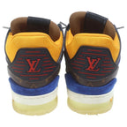 Louis Vuitton LV Trainer Line Monogram Leather High Cut Sneakers Brown — view 3