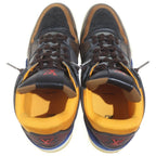 Louis Vuitton LV Trainer Line Monogram Leather High Cut Sneakers Brown — view 4