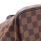 Louis Vuitton Damier Saleya MM Leather Tote Brown — view 6