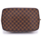 Louis Vuitton Damier Saleya MM Leather Tote Brown — view 4