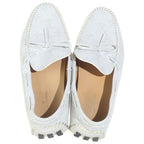 Louis Vuitton Arizona Moccasins Monogram Leather Loafers White — view 4