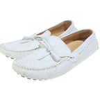 Louis Vuitton Arizona Moccasins Monogram Leather Loafers White — view 2