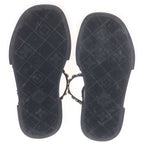 Louis Vuitton Maya Line Studded Leather Platform Sandals Shoes Black — view 5