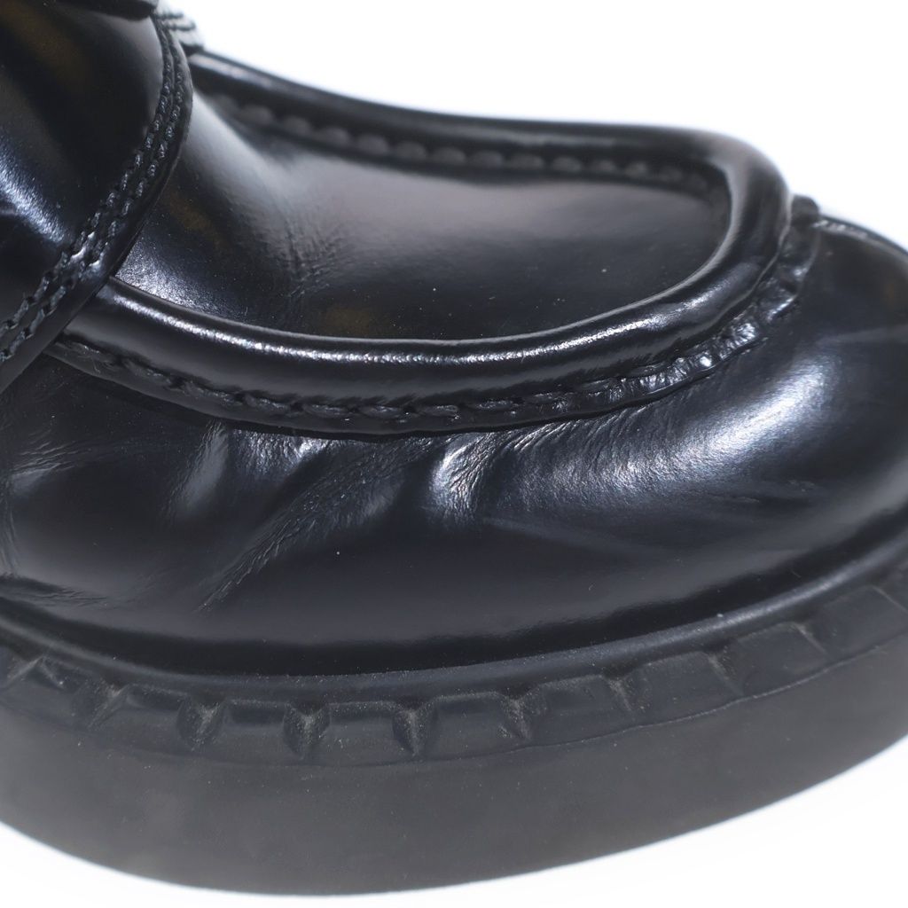 Prada Loafers Dress Shoes Leather Black — view 6