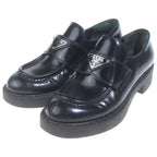 Prada Loafers Dress Shoes Leather Black — view 2