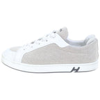 Hermes Low Cut Sneakers Kid Signature Beige White