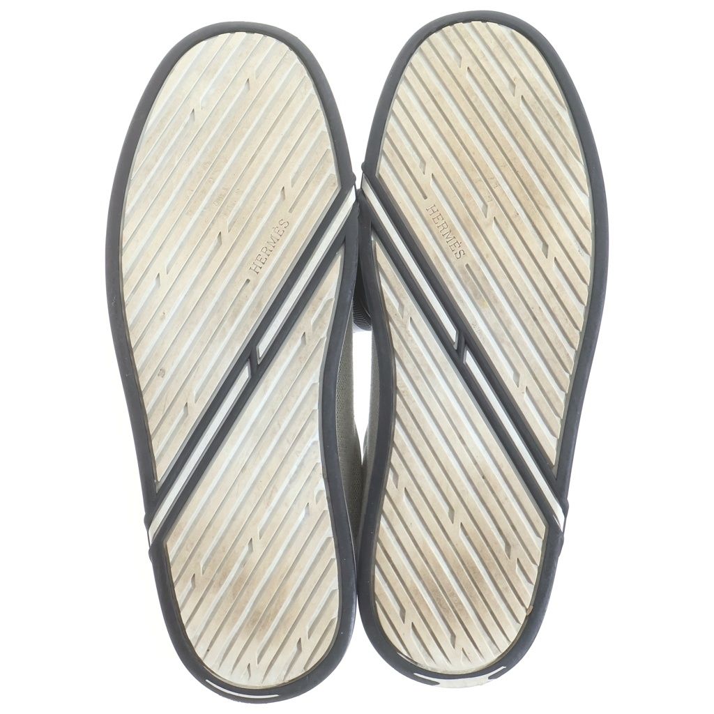 Hermes Low Cut Sneakers Kid Signature Beige White — view 5