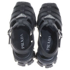 Prada Monolith Ruba Sandals Platform Black — view 4