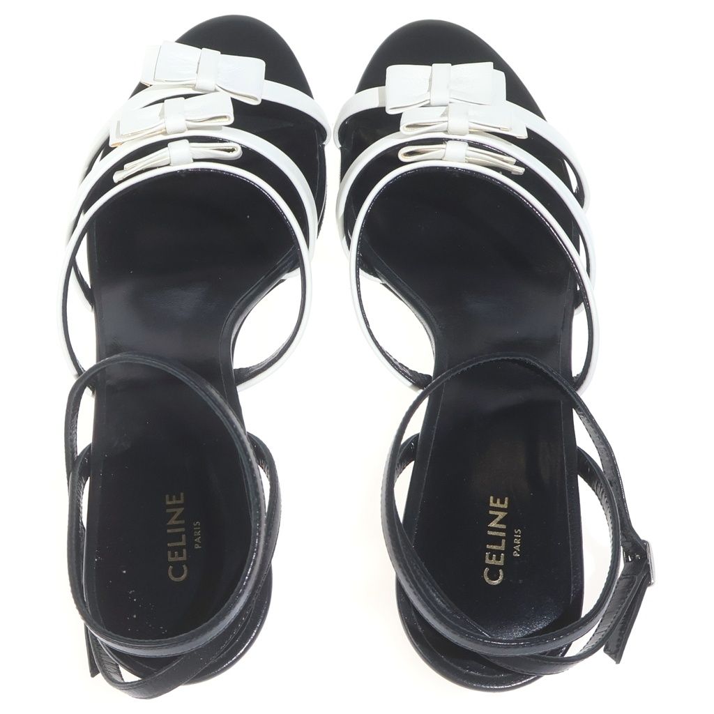 Celine Ribbon Heel White — view 3
