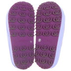 Gucci GG Slide Sandals Platform Rubber Shoes Pink Purple — view 5