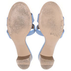 Hermes Oasis Sandals Blue — view 5