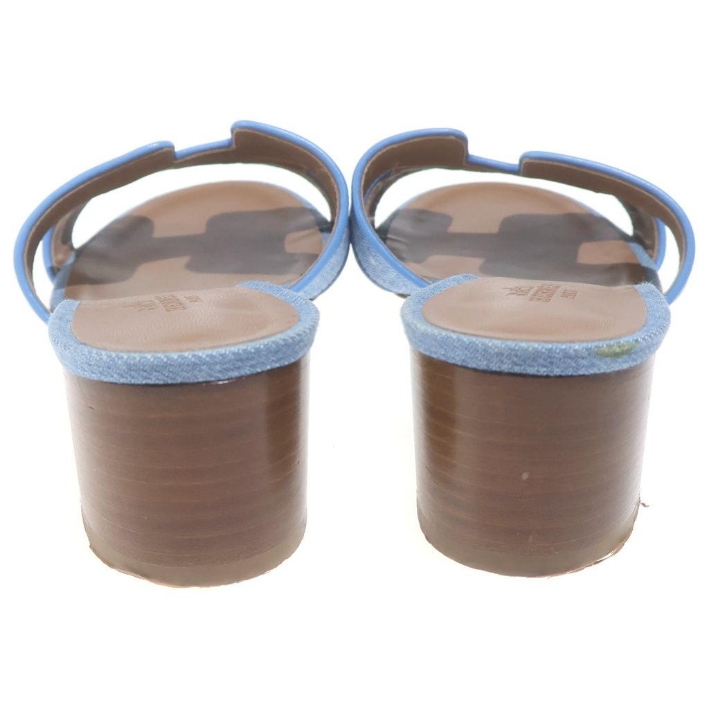 Hermes Oasis Sandals Blue — view 3