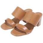 Hermes Platform Sandals Brown — view 2