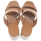 Hermes Platform Sandals Brown — view 4