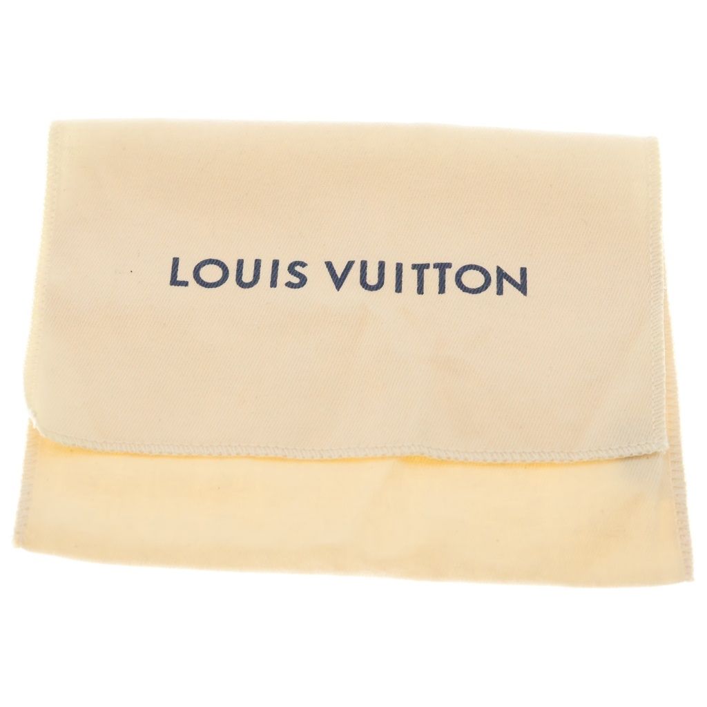 Louis Vuitton Full Monogram Bag Charm Key Holder Key Ring Gold Black — view 6