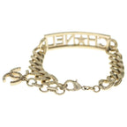 Chanel CC Logo Rhinestone Pharrell Collaboration Bracelet Gold — view 2