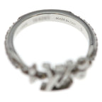Louis Vuitton LV Iconic Palladium Rhinestone S Ring Silver — view 5
