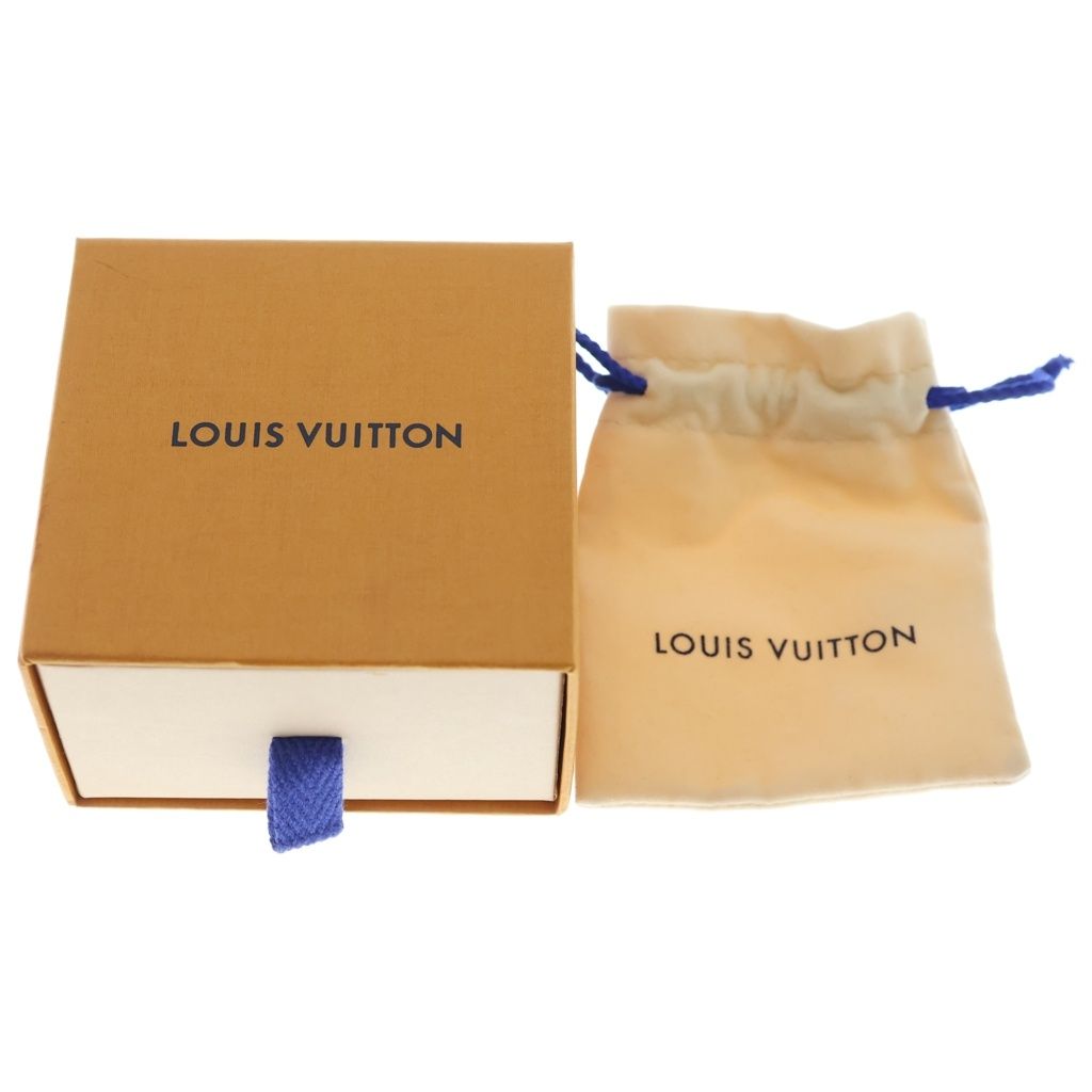 Louis Vuitton Monogram Collier Blue Ming Strass Pendant Chain Gold — view 6