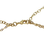 Louis Vuitton Monogram Collier Blue Ming Strass Pendant Chain Gold — view 4