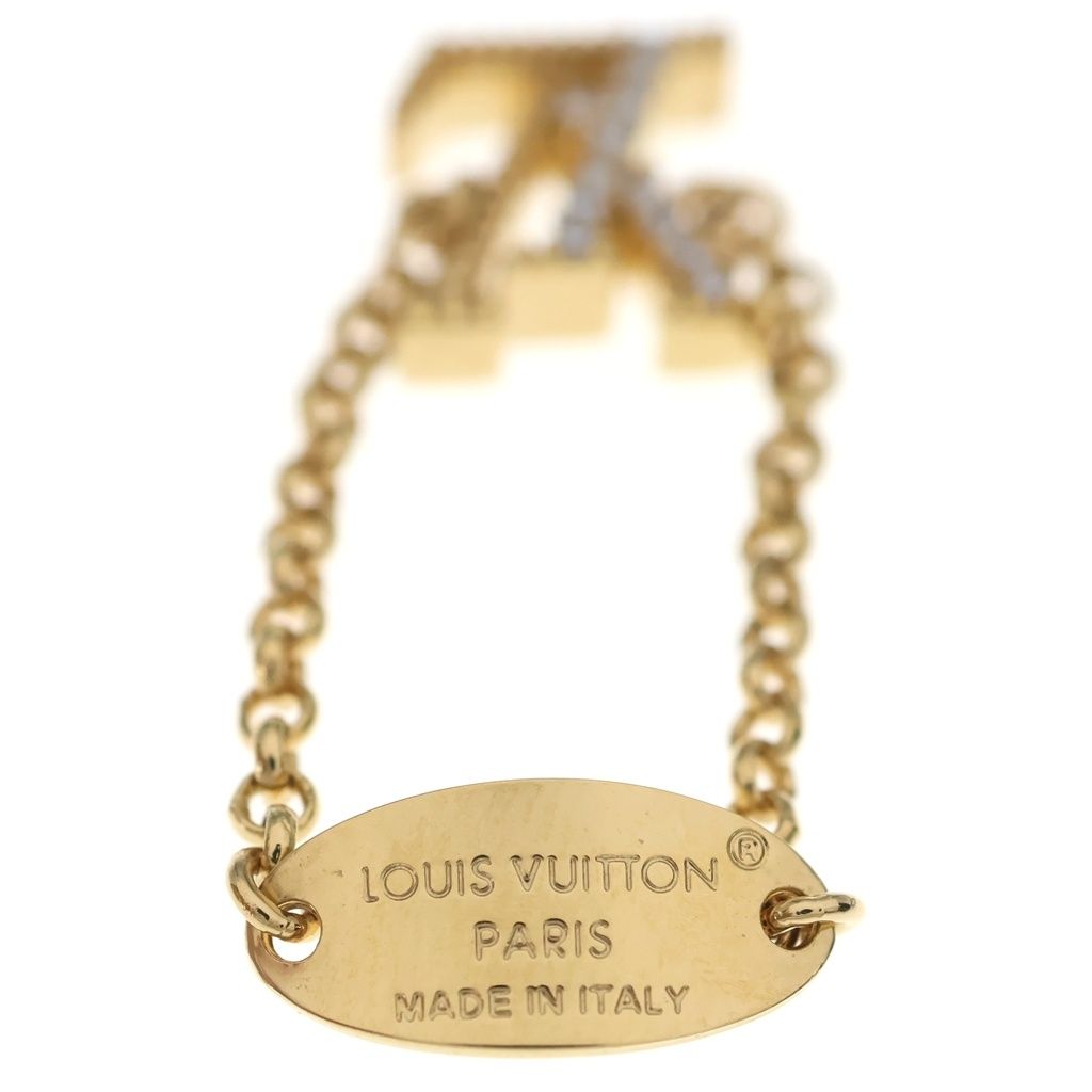 Louis Vuitton Set Ring LV Chain Logo Gold — view 5