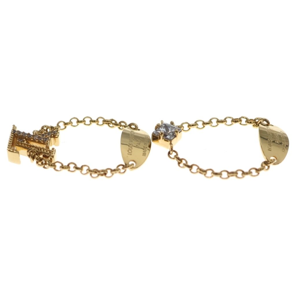 Louis Vuitton Set Ring LV Chain Logo Gold — view 4