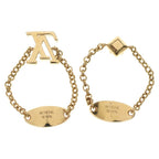 Louis Vuitton Set Ring LV Chain Logo Gold — view 2