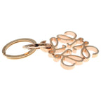 Loewe Anagram Logo Key Ring Key Holder Bag Charm 111.29.203 Rose Gold — view 4