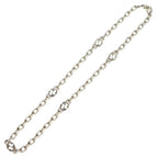 Gucci Interlocking Chain Necklace Silver — view 2