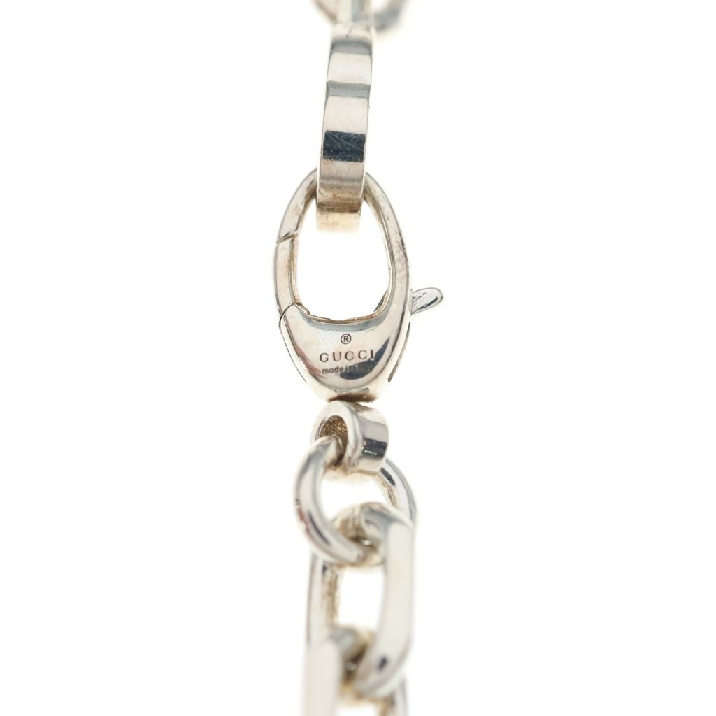 Gucci Interlocking Chain Necklace Silver — view 5