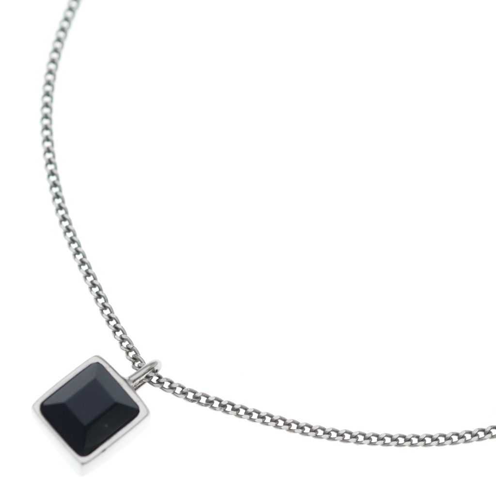 Celine Egis Pendant Chain Okinis Silver Black