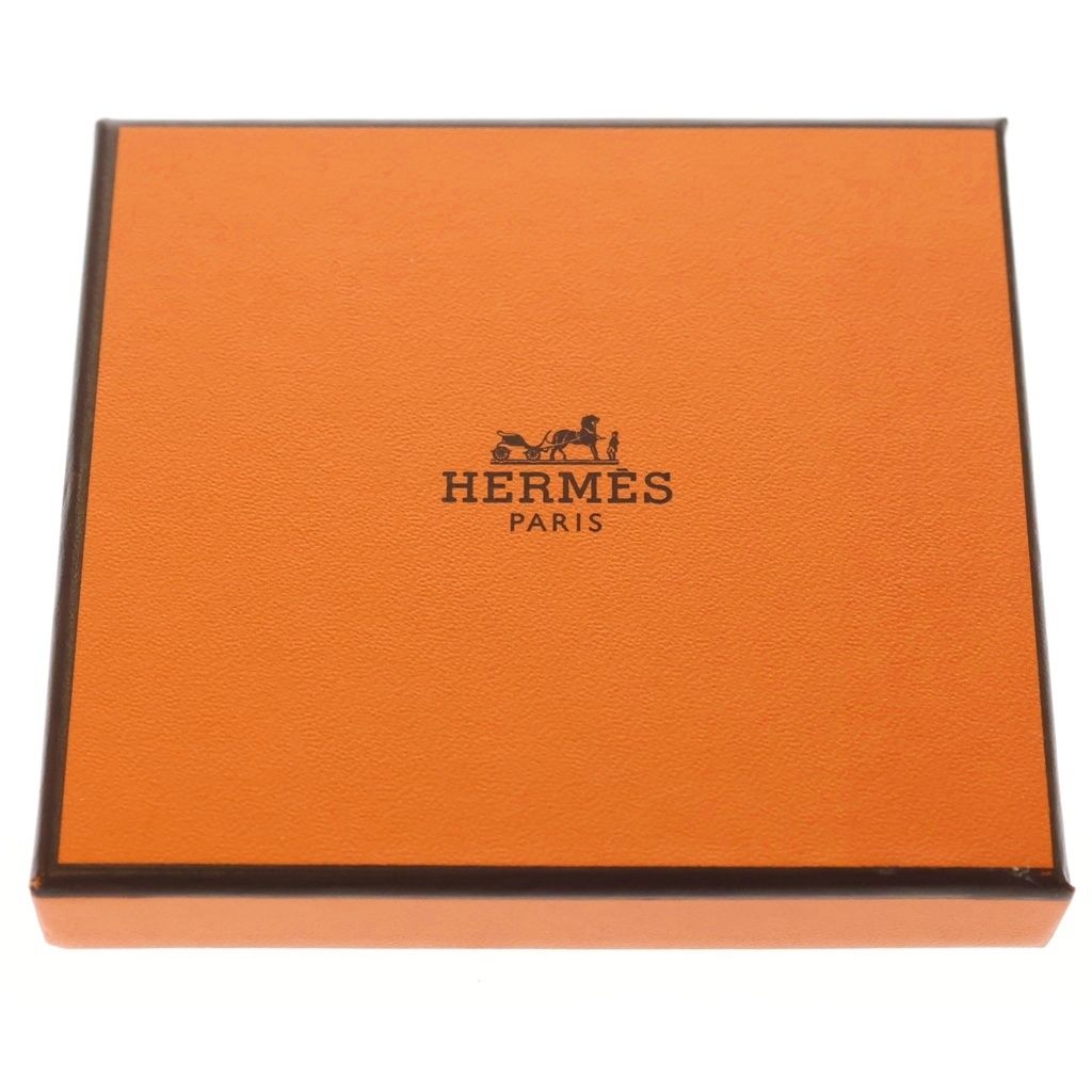 Hermes Bastia Veau Epsom Coin Case Wallet Purse Gold Brown — view 6