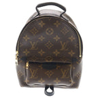 Louis Vuitton Palm Springs Backpack Mini Monogram Leather Brown