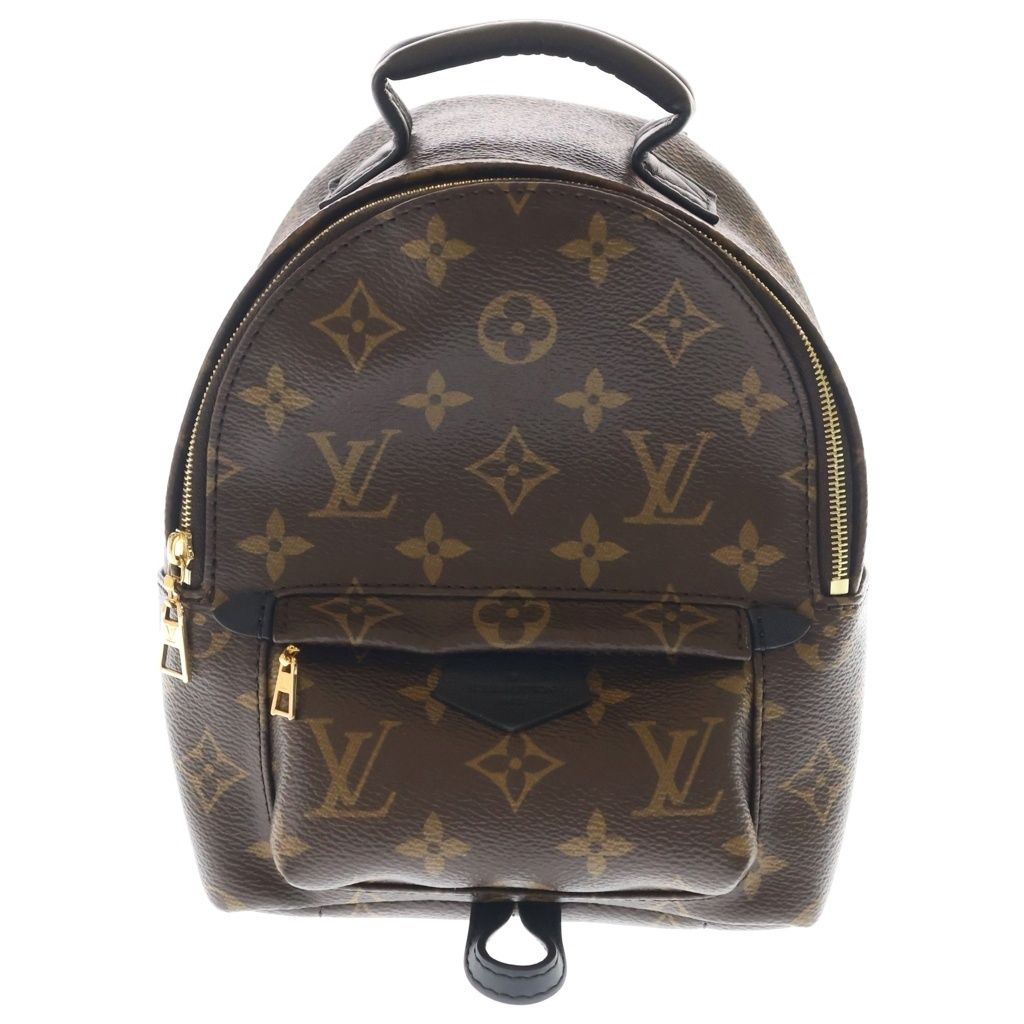 Louis Vuitton Palm Springs Backpack Mini Monogram Leather Brown