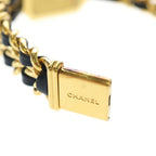 Chanel Premier M Leather Quartz Watch Black Dial Gold — view 6
