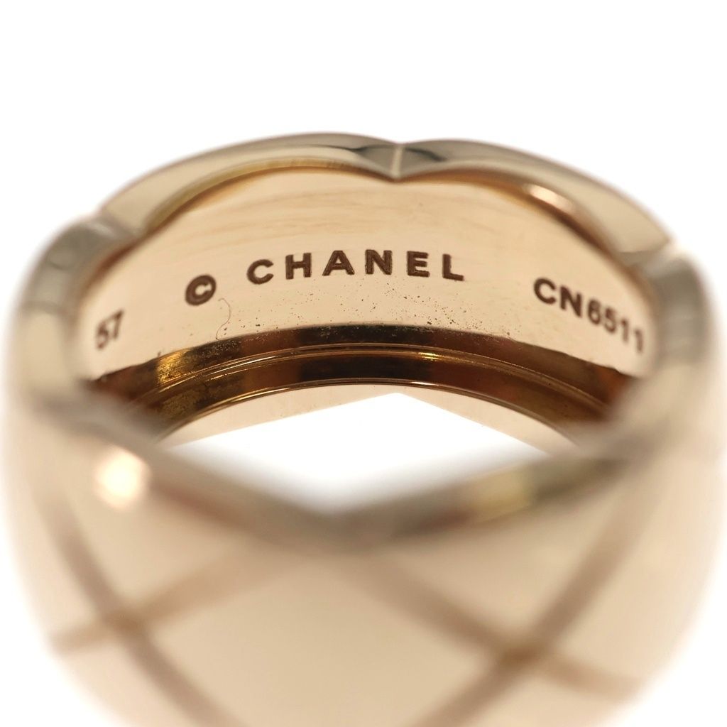 Chanel Coco Crush Large 18k Pink Gold Ring — view 5