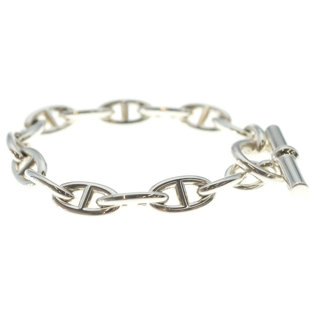 Hermes Chaine D'ancre GM Chain Bracelet Silver — view 3