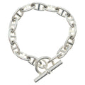 Hermes Chaine D'ancre GM Chain Bracelet Silver