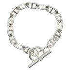 Hermes Chaine D'ancre GM Chain Bracelet Silver